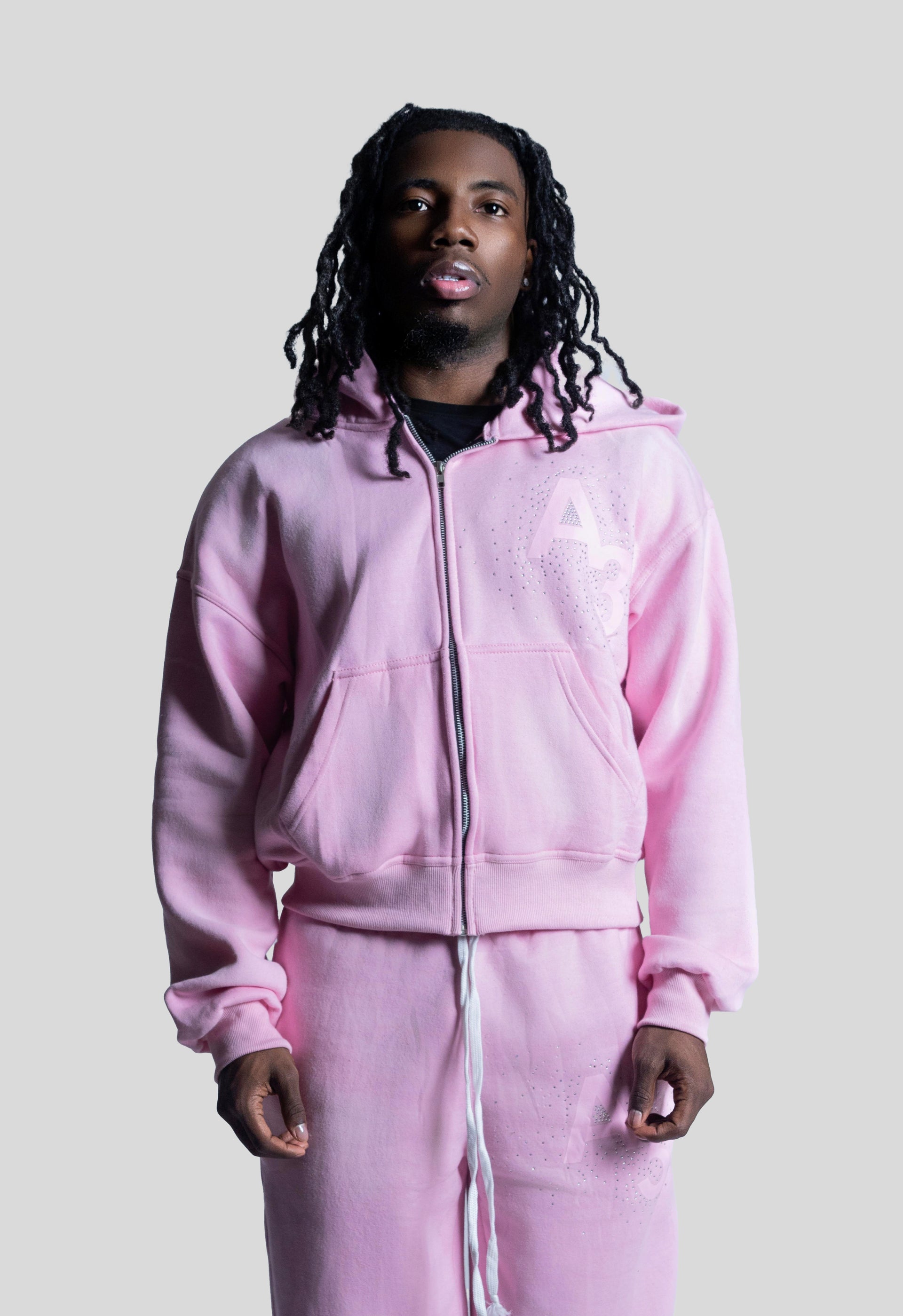 Pink Diamond Zip-Up