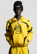 Yellow Nylon Track Jacket