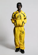 Yellow Nylon Track Jacket
